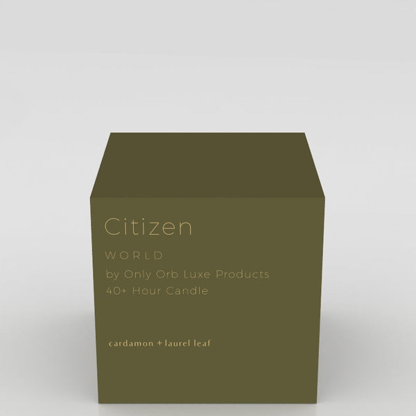 candle - citizen - cardamon + laurel leaf