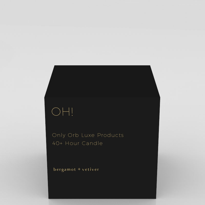 candle - OH! - bergamot + vetiver