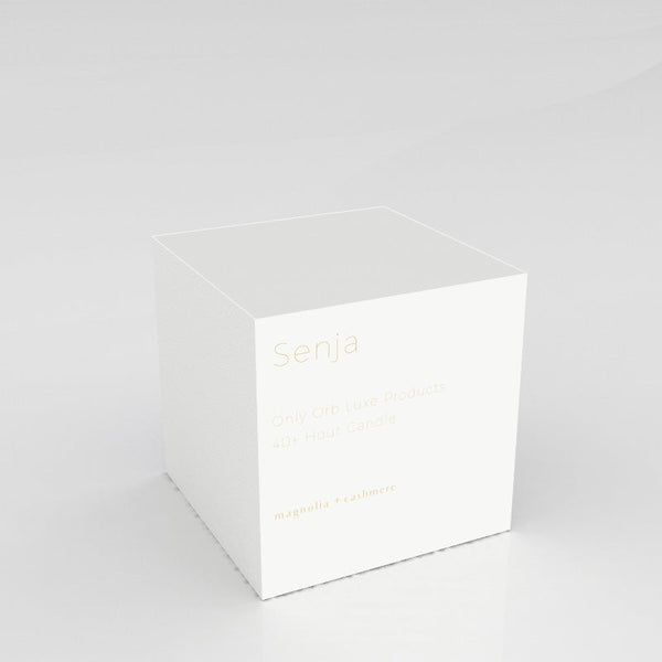 candle - senja - magnolia + cashmere