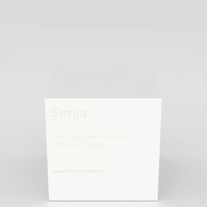 candle - senja - magnolia + cashmere