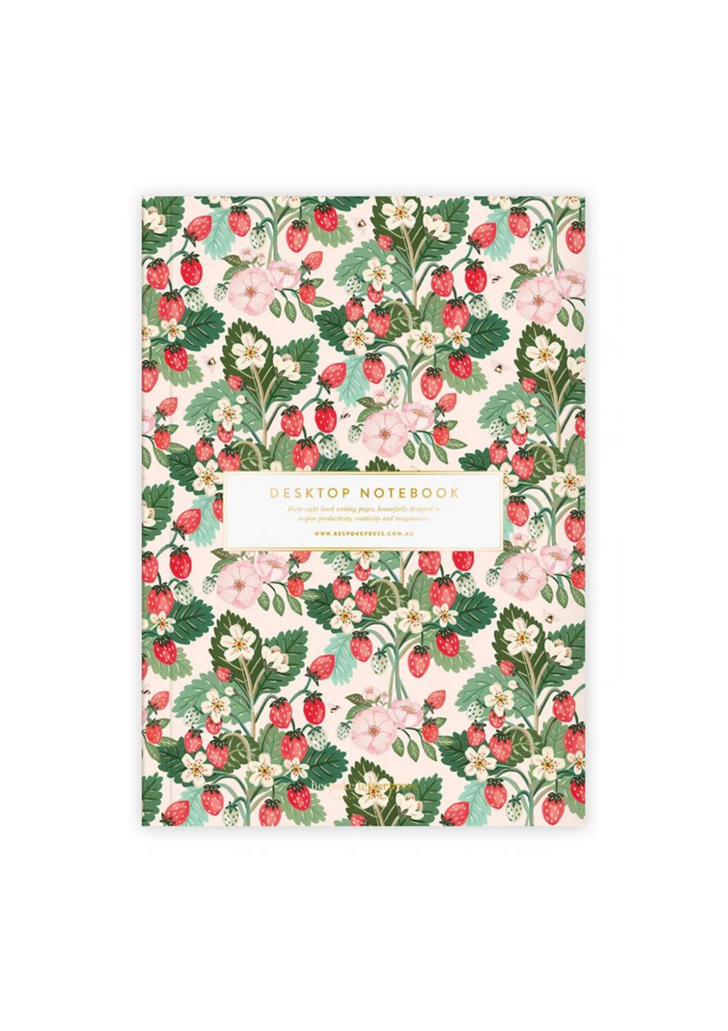 Desktop Notebook | Strawberries