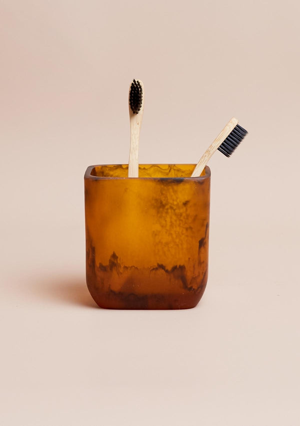 Flow Resin Toothbrush Holder | Earth