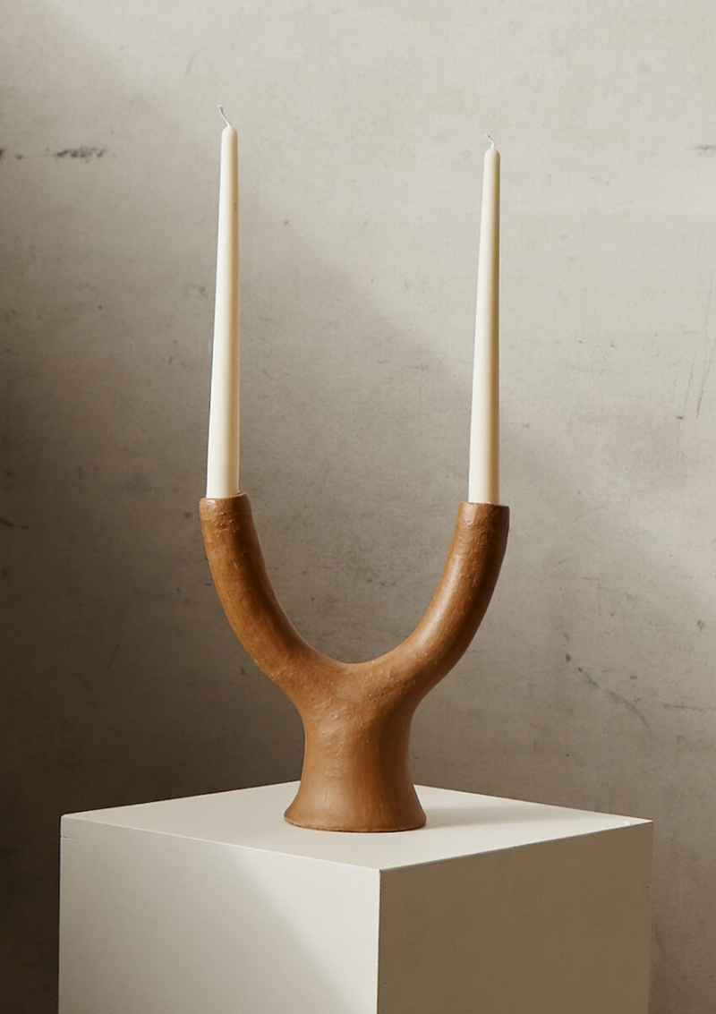 Hugo Candle Holder | Terracotta