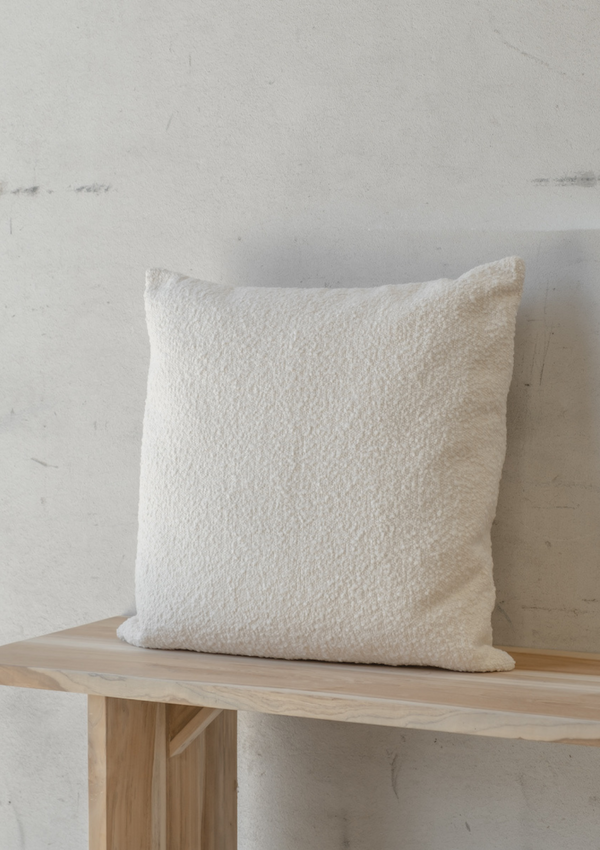 Bernard Boucle Cushion Cover | Ivory Square