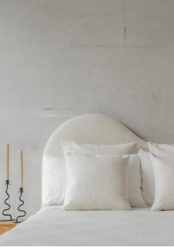 Bernard Boucle Cushion Cover | Ivory Square