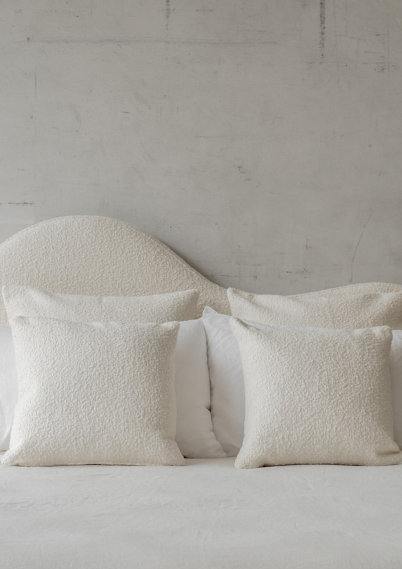 Bernard Boucle Cushion Cover | Ivory Square
