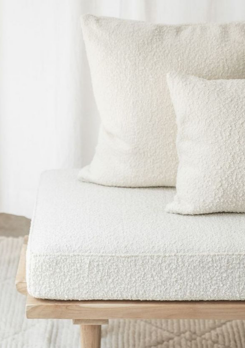 Bernard Boucle Cushion Cover | Ivory Square