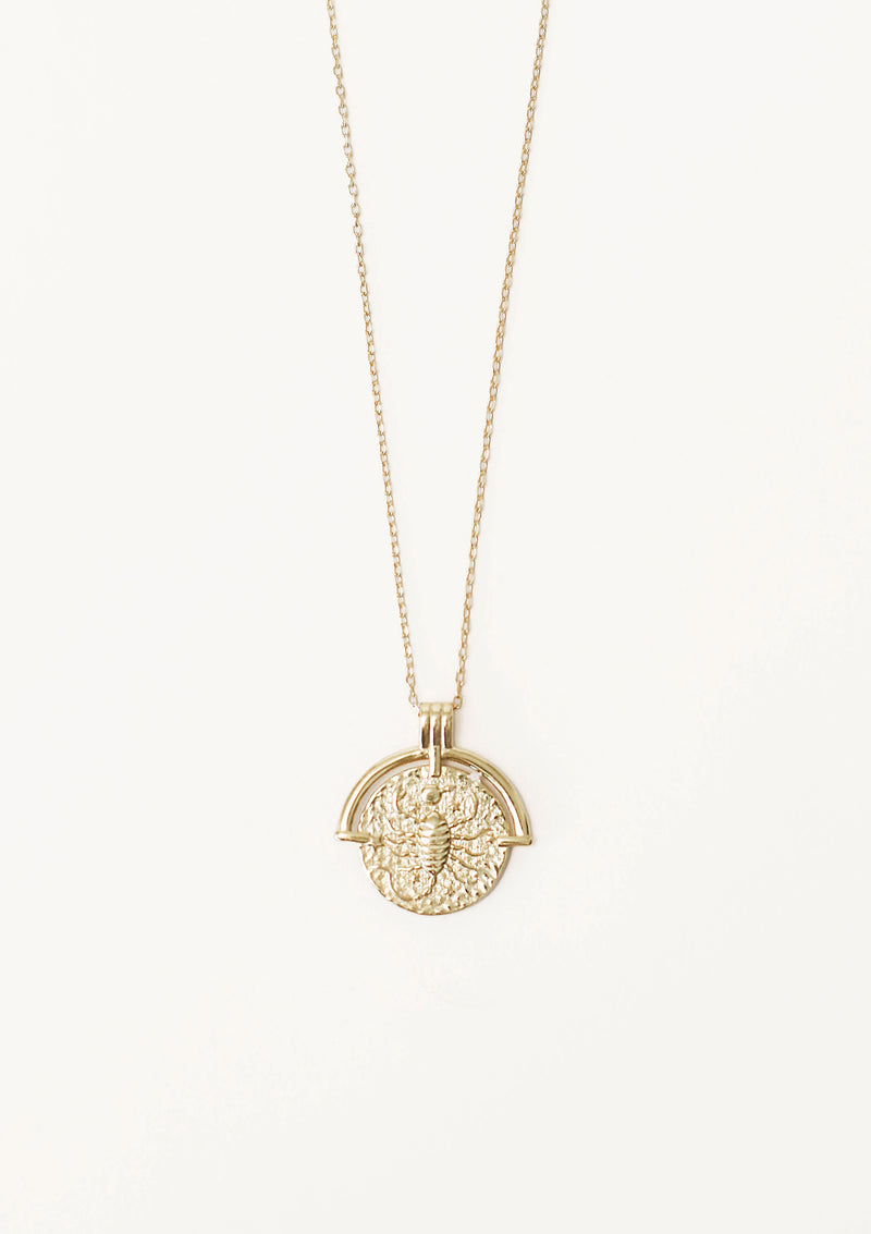 Scorpio Zodiac Pendant Necklace