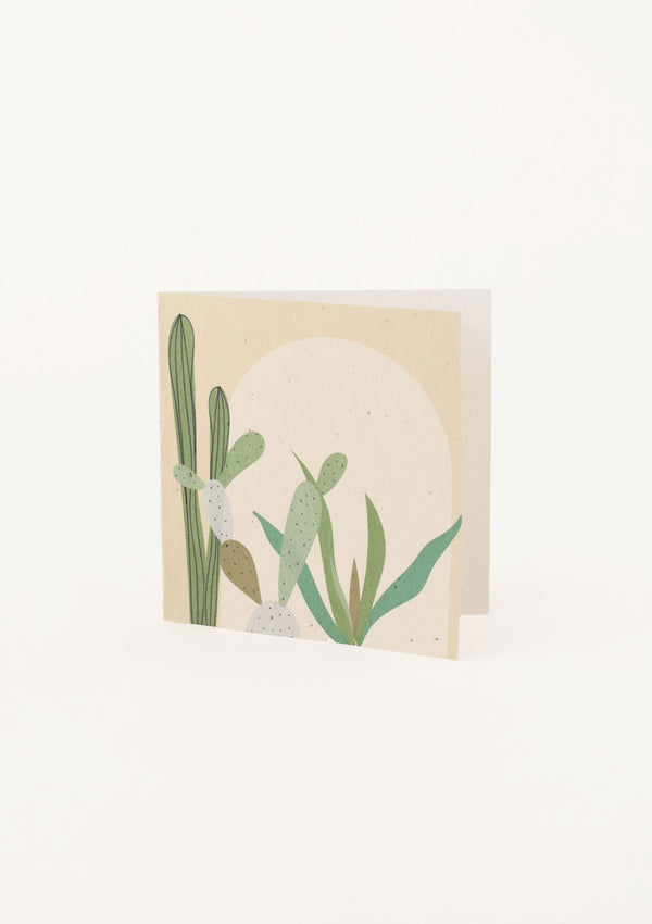 Plantable Seed Greeting Card | Cactus