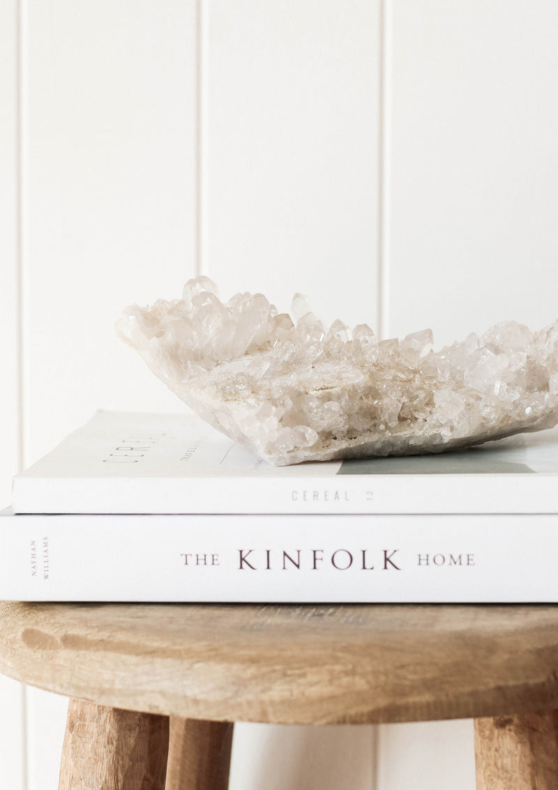 Clear Quartz Crystal Cluster