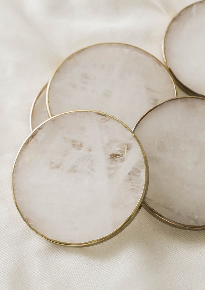 Clear Quartz Coaster