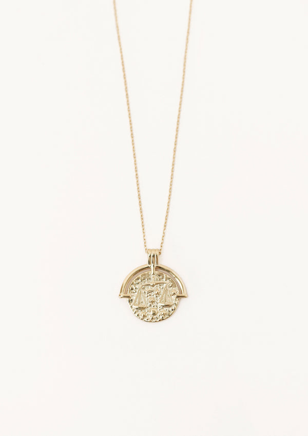 Libra Zodiac Pendant Necklace