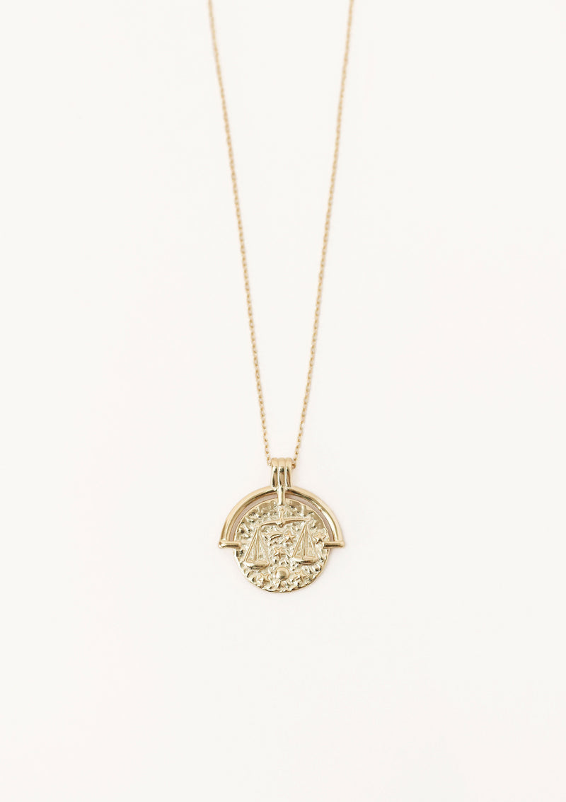 Libra Zodiac Pendant Necklace