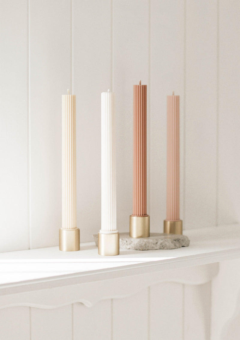 Pillar Column Candle | Peach