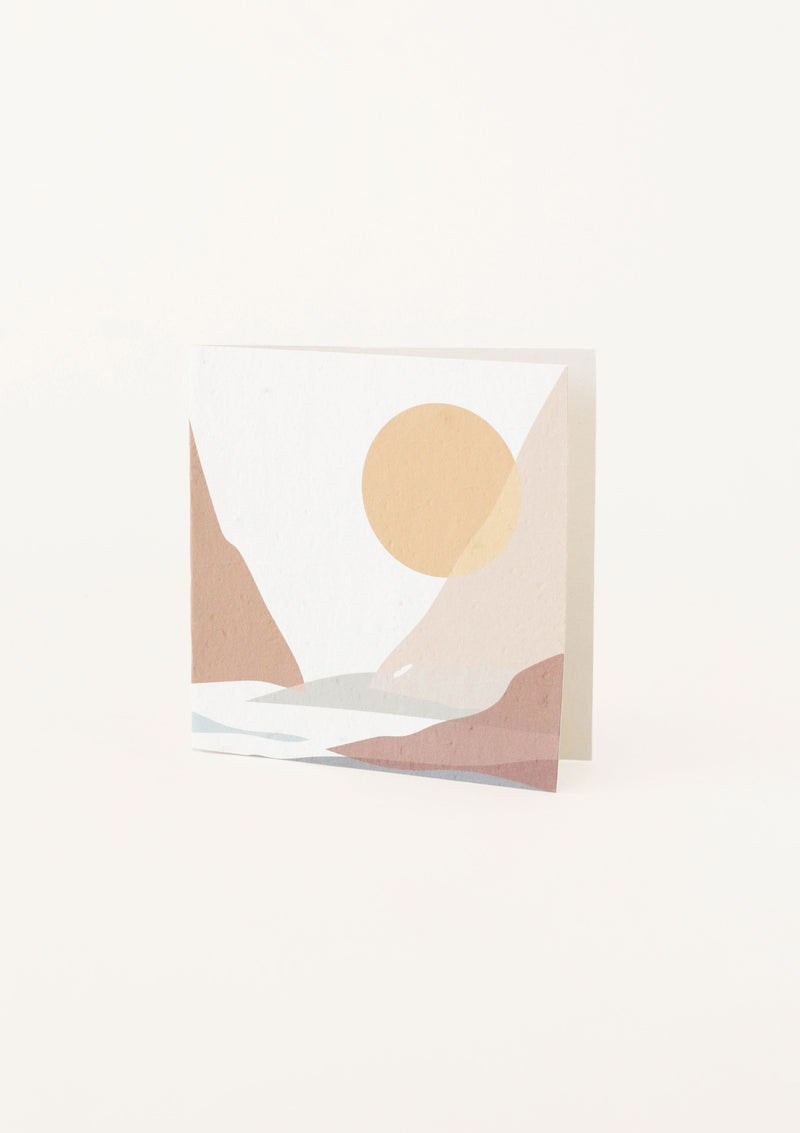 Plantable Seed Greeting Card | Mountain Lake