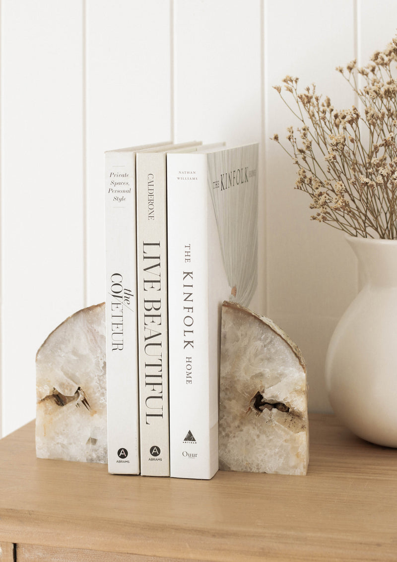 Natural Agate Book Ends Mother Earth