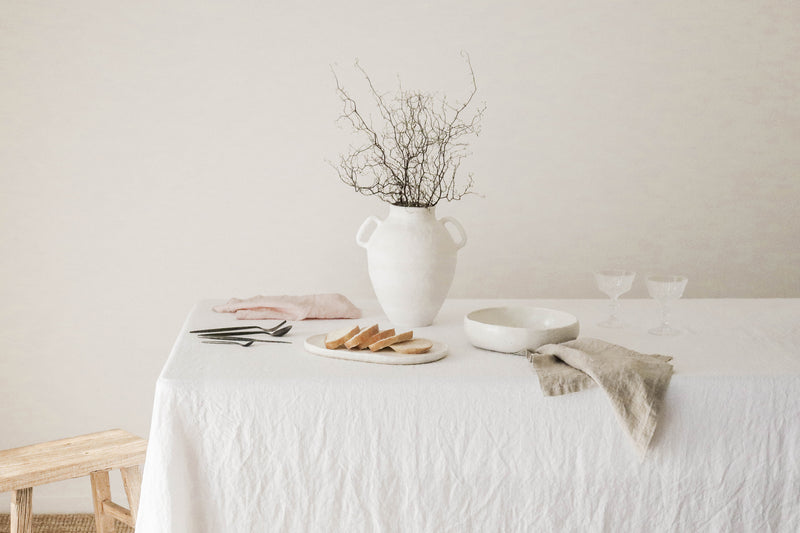 Linen Tablecloth | Off White