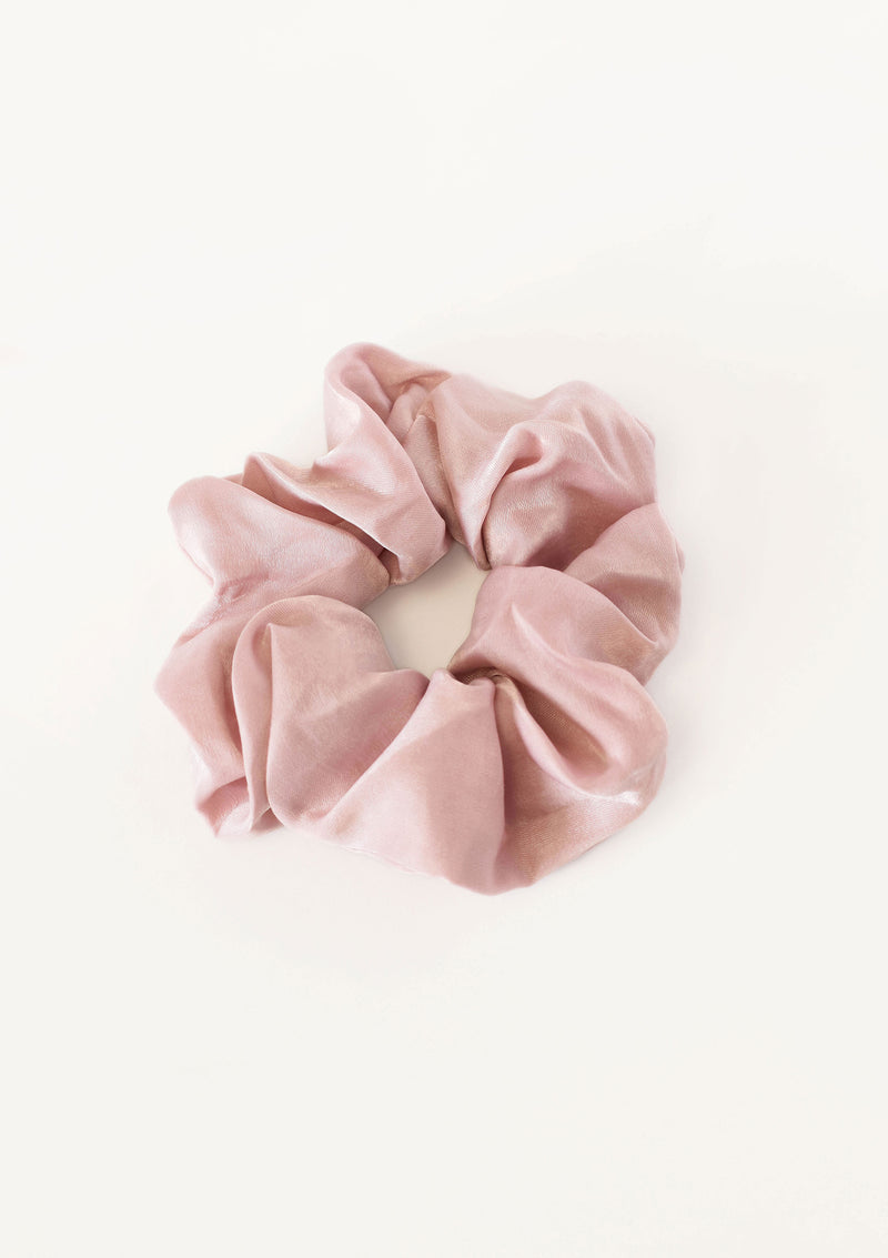 Peony satin scrunchie