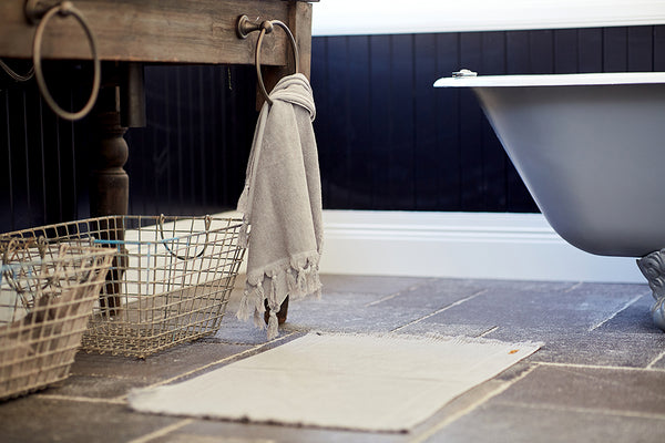 Vintage Wash Cotton Bath Towel | Clay