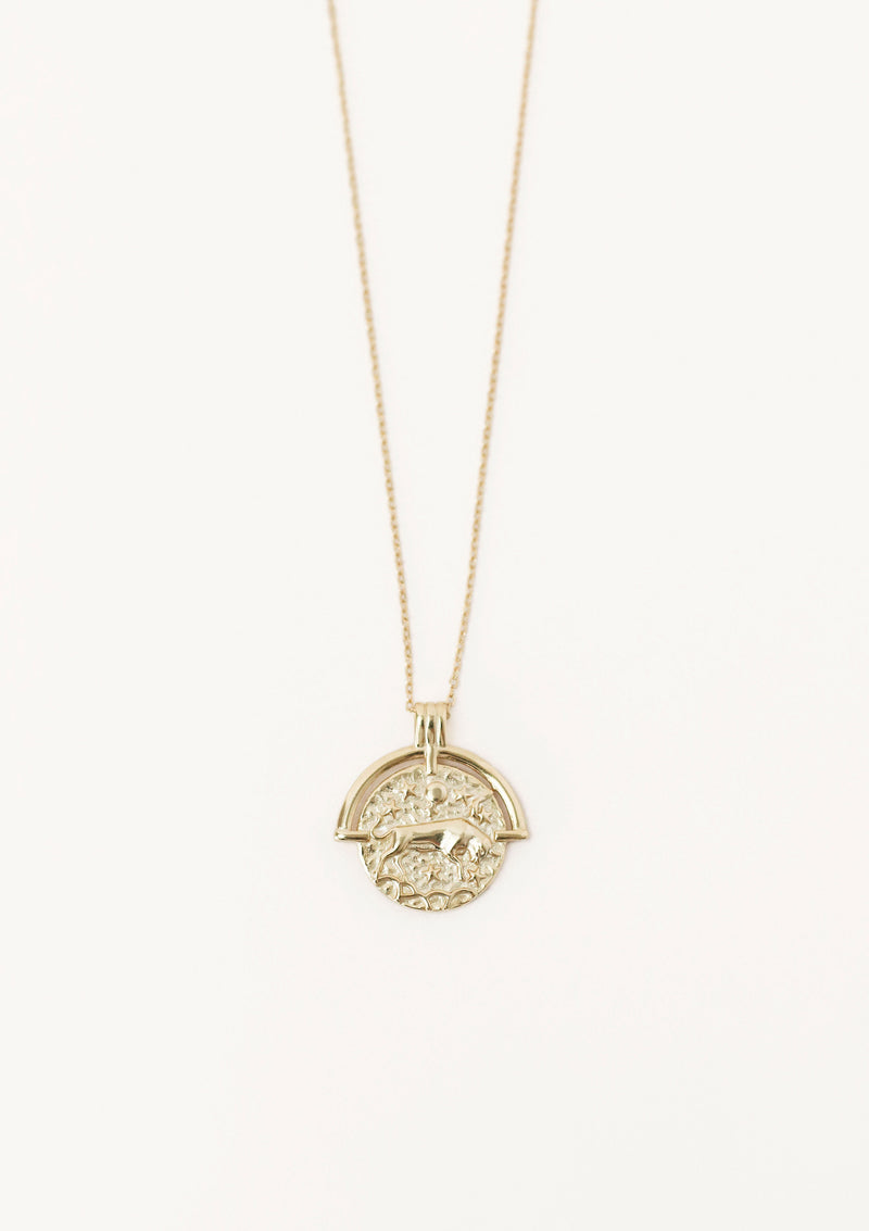 Taurus Zodiac Pendant Necklace