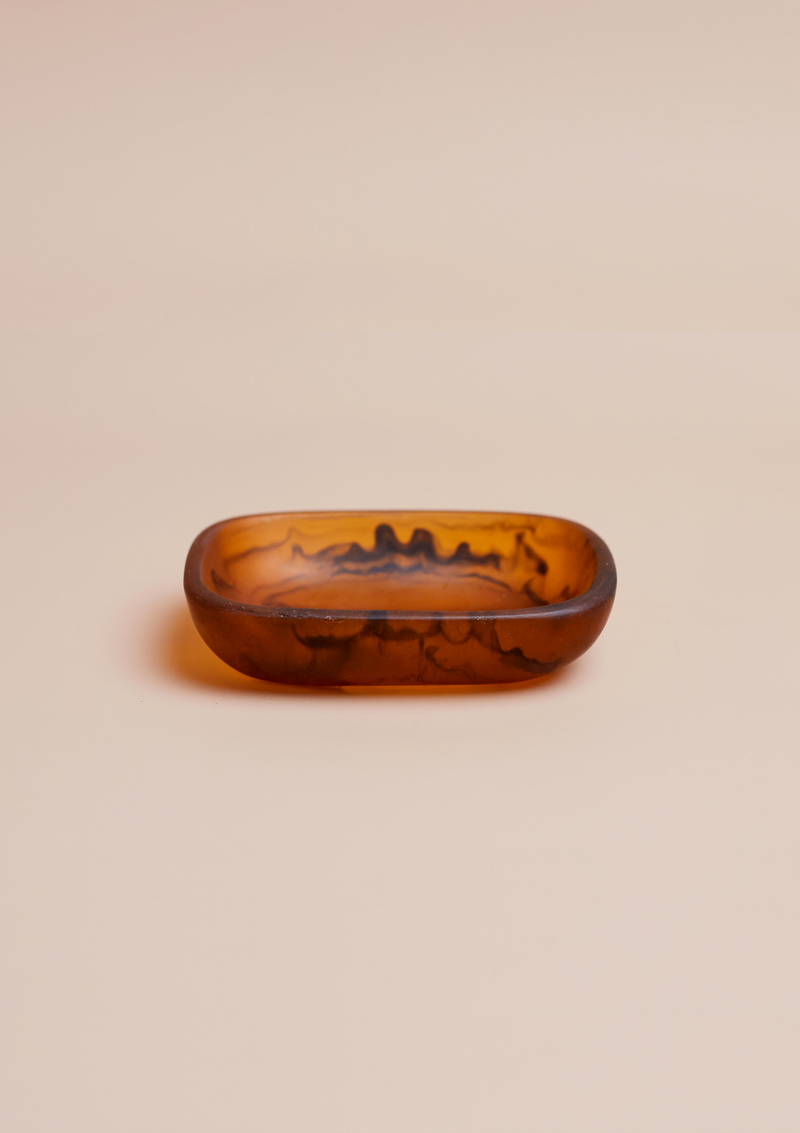 Flow Resin Soap Dish | Earth