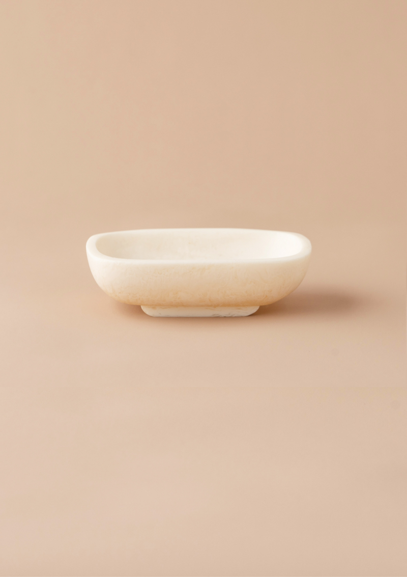 Flow Resin Soap Dish | Marshmallow