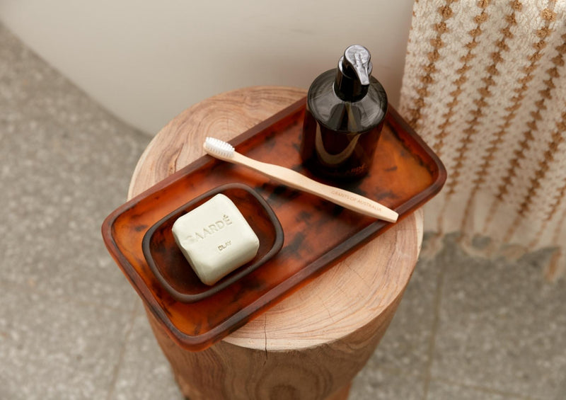 Flow Resin Soap Dish | Earth