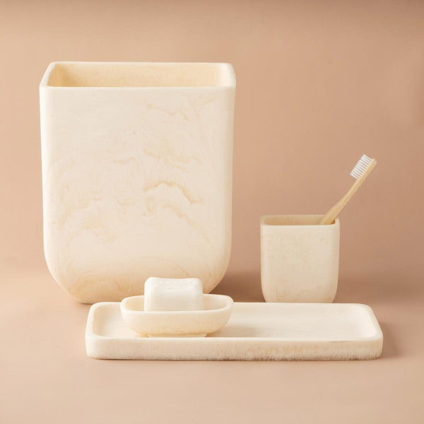 Flow Resin Toothbrush Holder | Marshmallow
