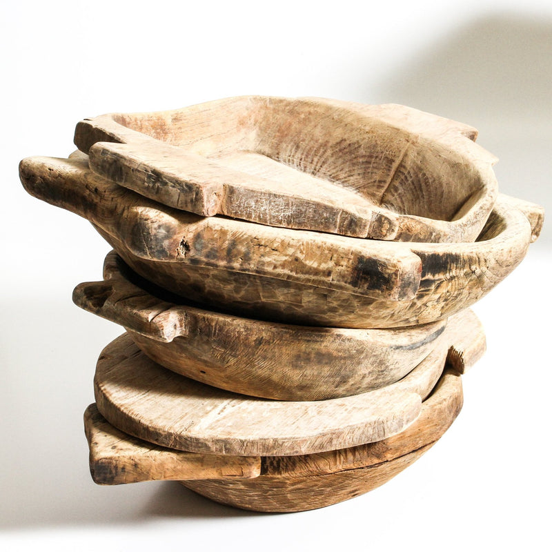 Vintage Indian Wood Bowl
